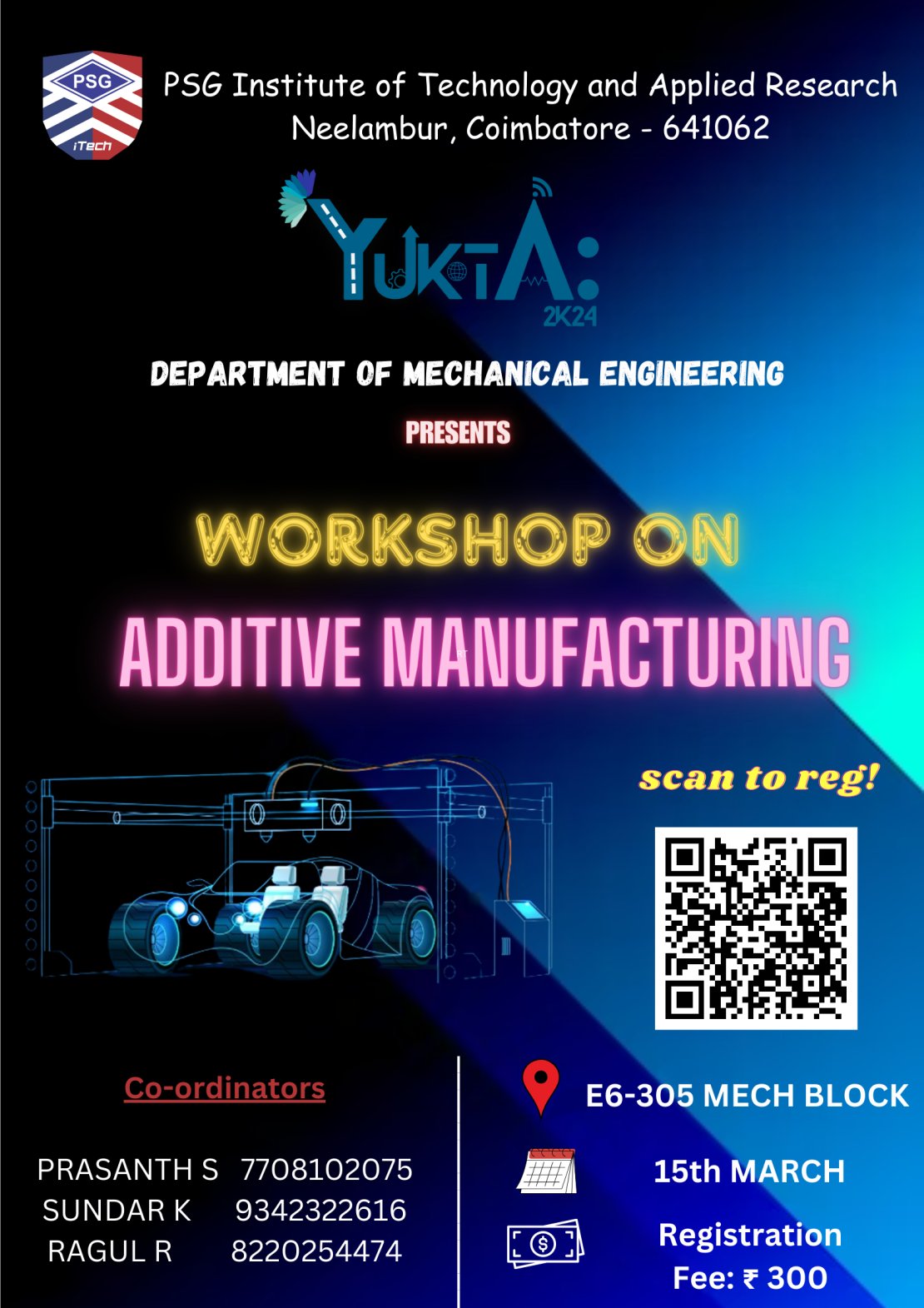 Additive manufacturing Workshop 2024